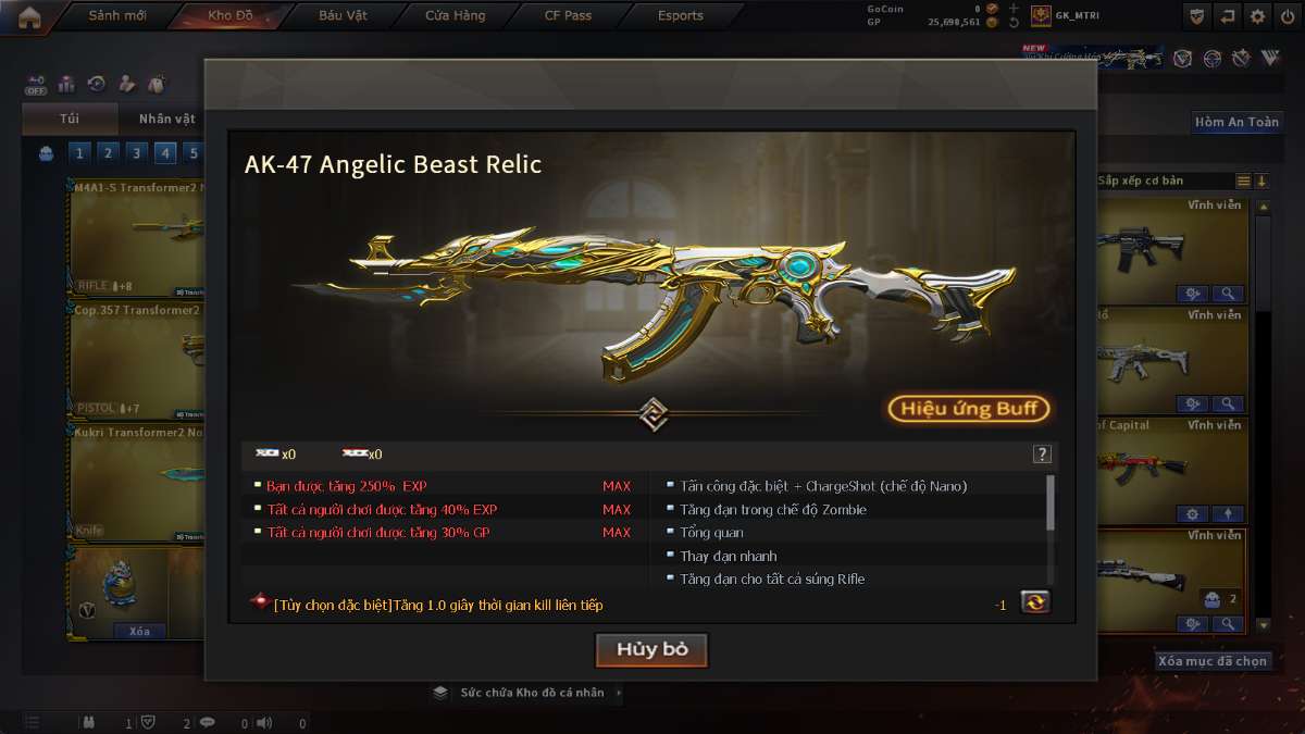 shop acc cf uy tin gia re